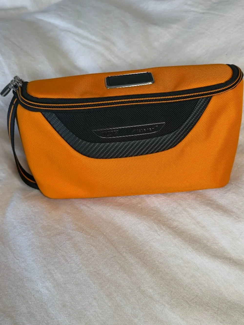 TUMI x McLaren Remex Accessory Kit / Dopp Kit – Papaya Orange – Monaco Formula 1